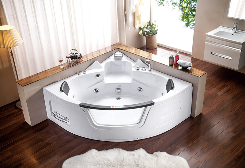 Bồn tắm tạo sóng Jacuzzi góc phòng tắm A050 157cm